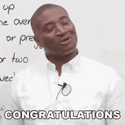 Congratulations Jamesesl English Lessons GIF