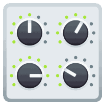 Control Knobs Objects Sticker