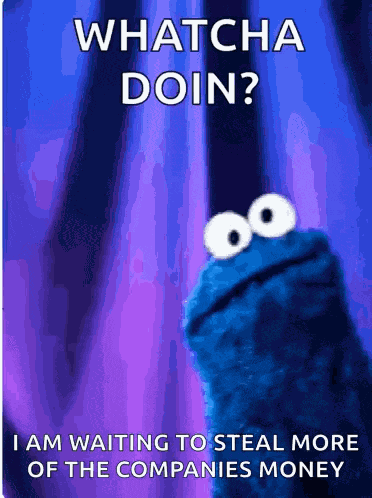 Cookie Monster Awkward GIF