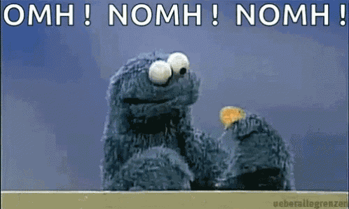 Cookie Monster Hungry GIF