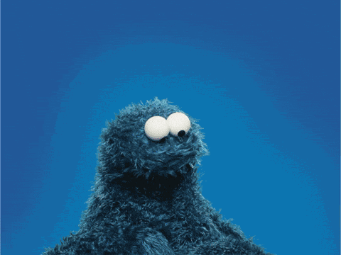 Cookie Monster Love GIF