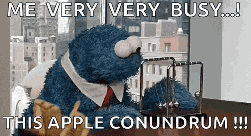 Cookiemonster Verybusy GIF
