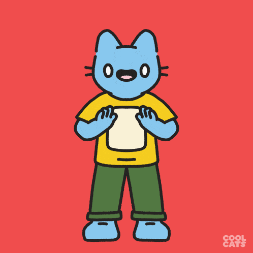 Cool Cats Blue Cat GIF