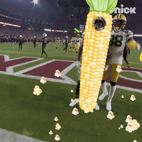Corn Aaron Jones GIF