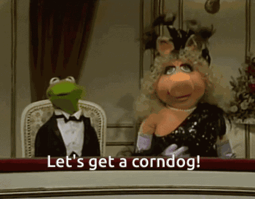 Corndog Miss Piggy GIF