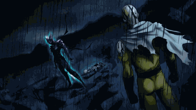 Cosmic Garou Saitama GIF