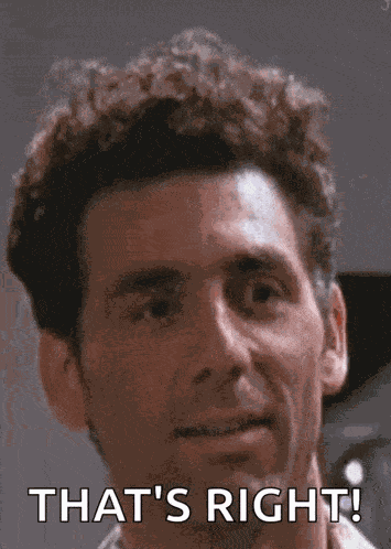 Cosmo Kramer Head Nod GIF