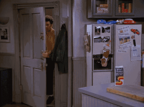 Cosmo Kramer Seinfeld GIF
