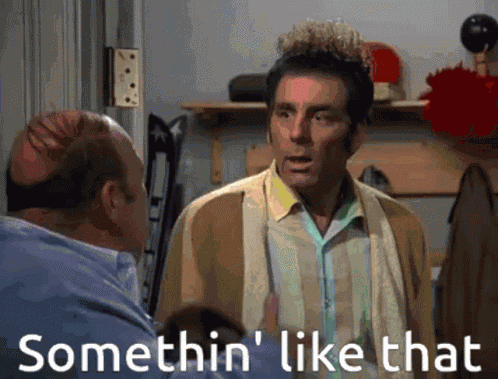 Cosmo Kramer Seinfeld GIF
