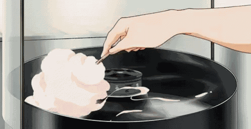 Cotton Candy Anime GIF