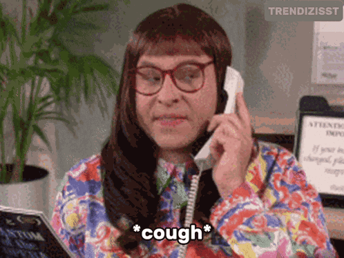 Cough Carol Beer GIF