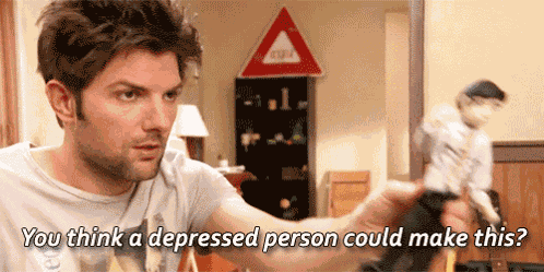 Could A Depressed Person Make This Parks And Rec GIF