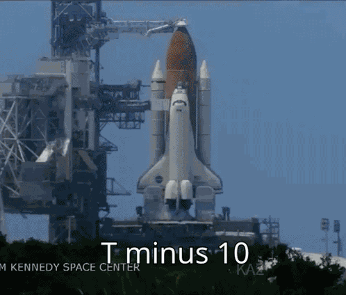 Countdown Rocket Launch Liftoff Nasa Spacex Starting Mission Takeoff 3 2 1 Liftoff GIF
