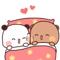 Couple Petting Sticker