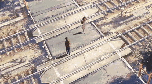 Couples Parting 5 Centimeters Per Second GIF
