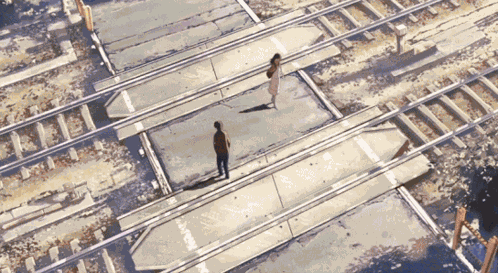 Couples Parting 5 Centimeters Per Second GIF