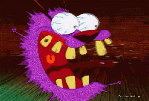 Courage The Cowardly Dog Cartoon GIF