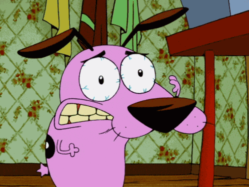 Courage The Cowardly Dog Cartoon Network GIF