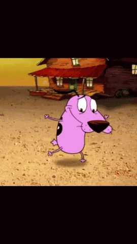 Courage The Cowardly Dog Dancing GIF