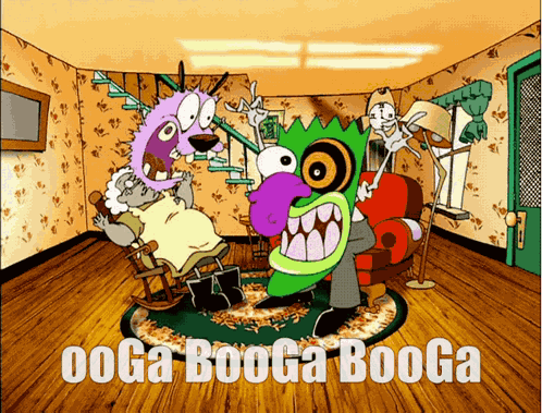 Courage The Cowardly Dog Ooga Booga GIF