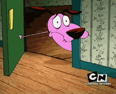 Courage The Cowardly Dog Screaming GIF