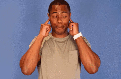 Cover Ears Not Listening GIF