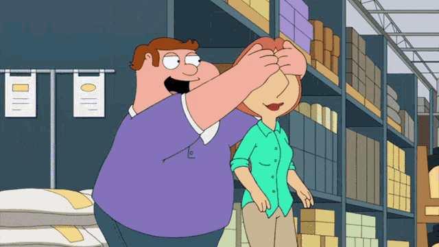 Covering Eyes Family Guy GIF