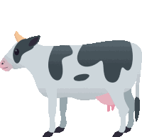 Cow Nature Sticker