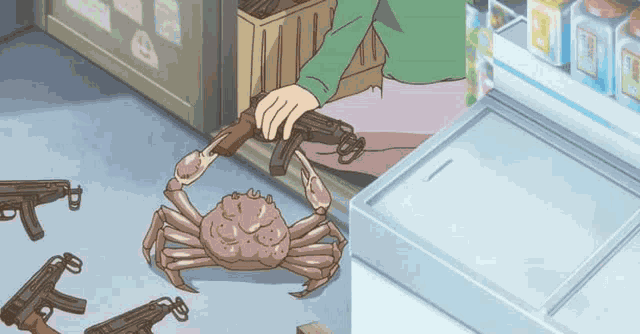 Crab Gun Meme