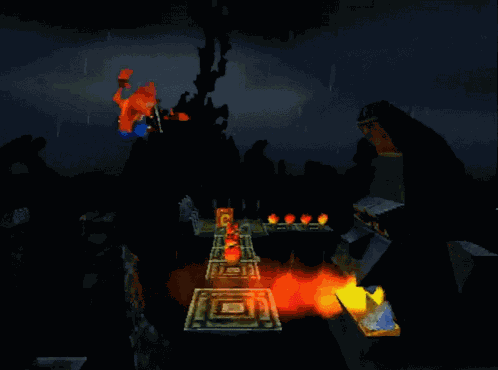 Crash Bandicoot Platformer GIF