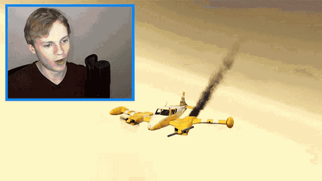 Crashed Aeroplane GIF