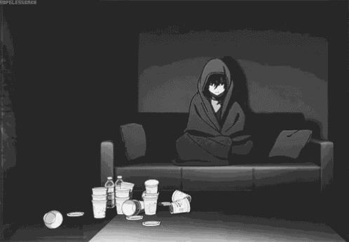 Crashing On The Couch GIF