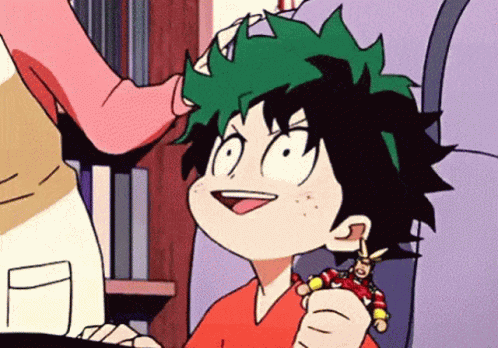 Crazy Deku GIF