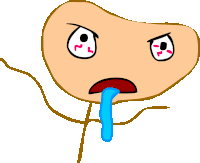 Crazy Guy Potato Head Sticker