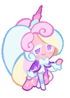 Cream Unicorn Cookie Cookie Run Sticker