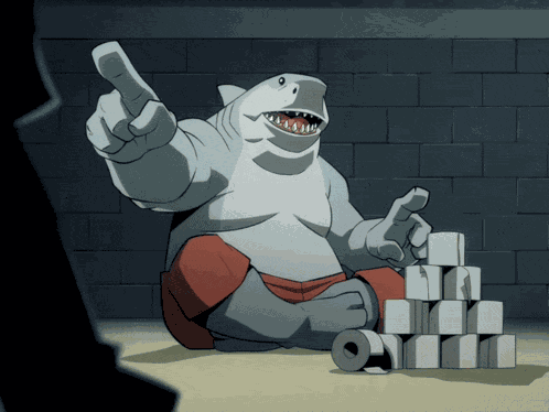 Creature Commandos King Shark GIF