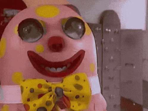 Creepy Eyes Mr Blobby GIF