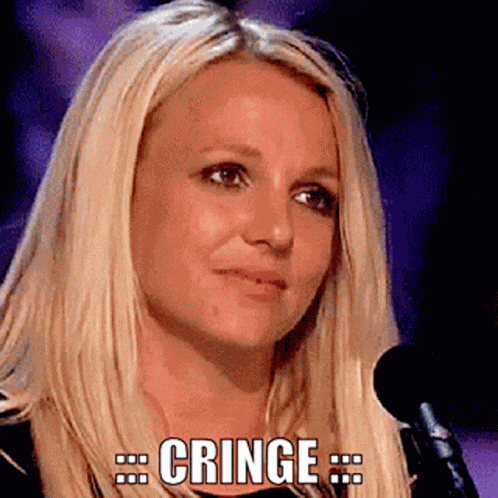 Cringe Britney Spears GIF
