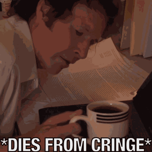 Cringe Dies From Cringe GIF
