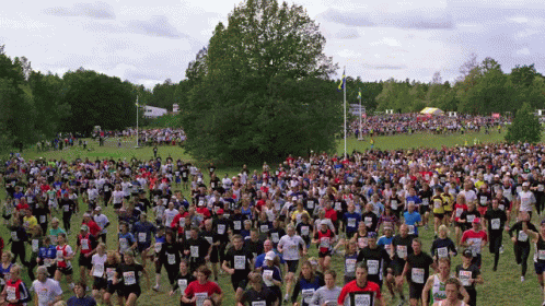 Crowd Run Test Clip GIF