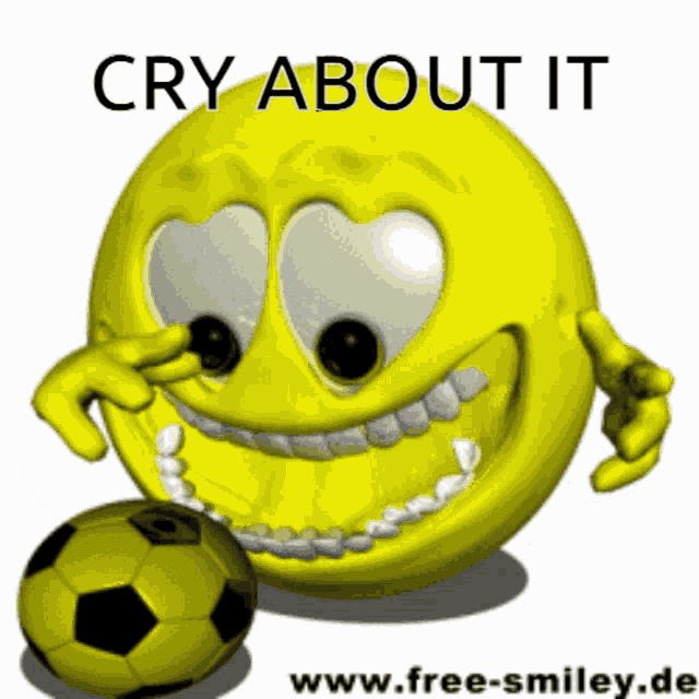 Cry About It Free Smiley GIF