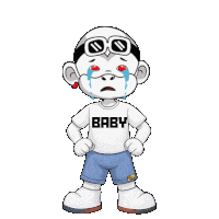 Cry Baby Crying Bebe Sticker