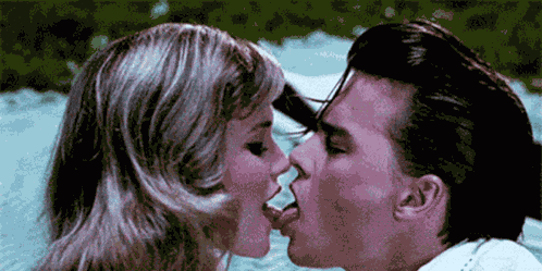 Crybaby French Kissing Tongue Movie GIF