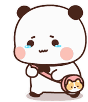 Crying Bubu Walking Sticker