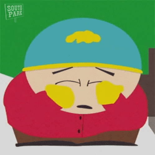 Crying Eric Cartman GIF