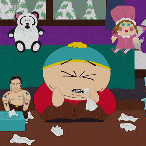 Crying Eric Cartman GIF