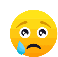 Crying Face Joypixels Sticker