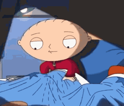 Crying In Bed Stewie Crying In Bed GIF