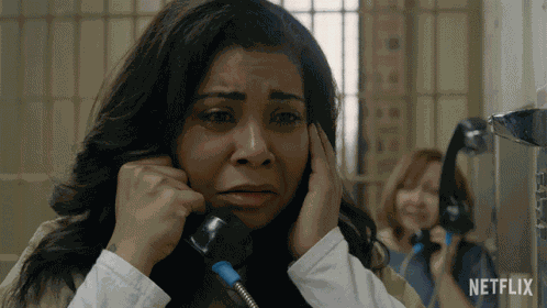 Crying On The Phone GIF