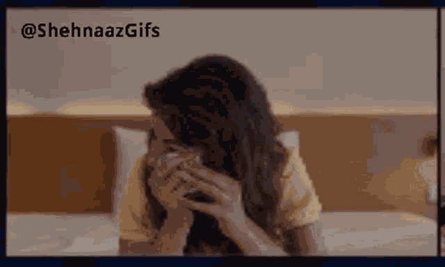 Crying Shehnaaz Gill GIF